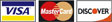 Visa Master Discover cards